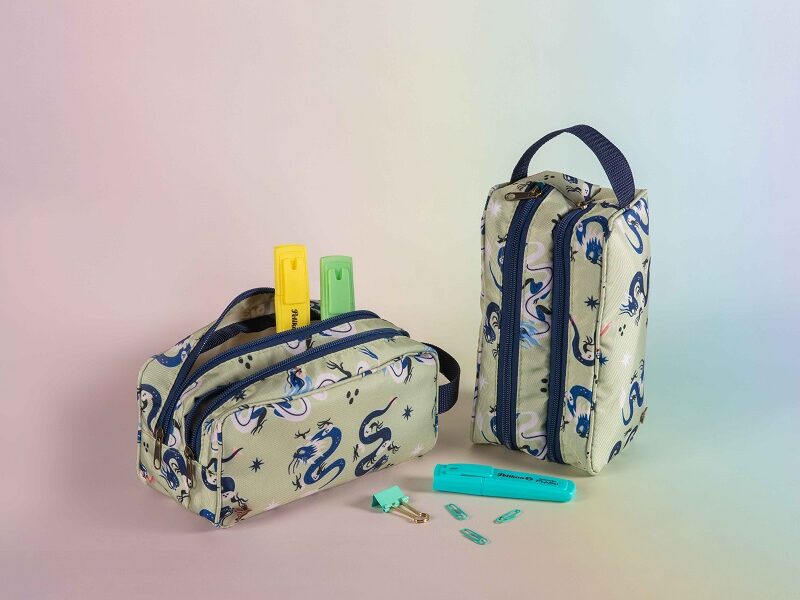 Cosmetiquera Doble Dragones