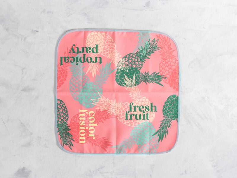 Toalla Facial de Microfibra Piñas